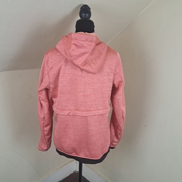 Horse Pilot Women's Long Sleeve Fleece Hoodie Jacket Tempest Pink Size L - Picture 6 of 14
